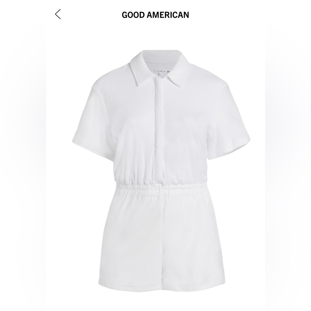 NWT Good American belted Terry romper size 5 (xxl)